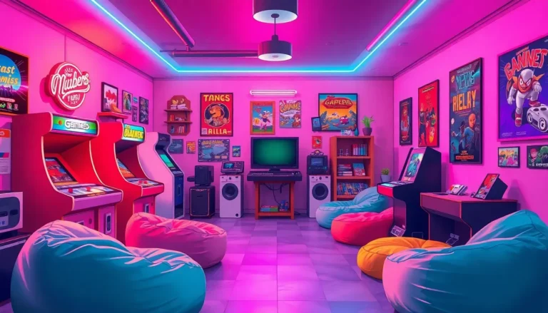 retro gaming room ideas
